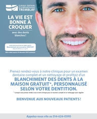 Offres de bienvenue à nos nouveaux patients